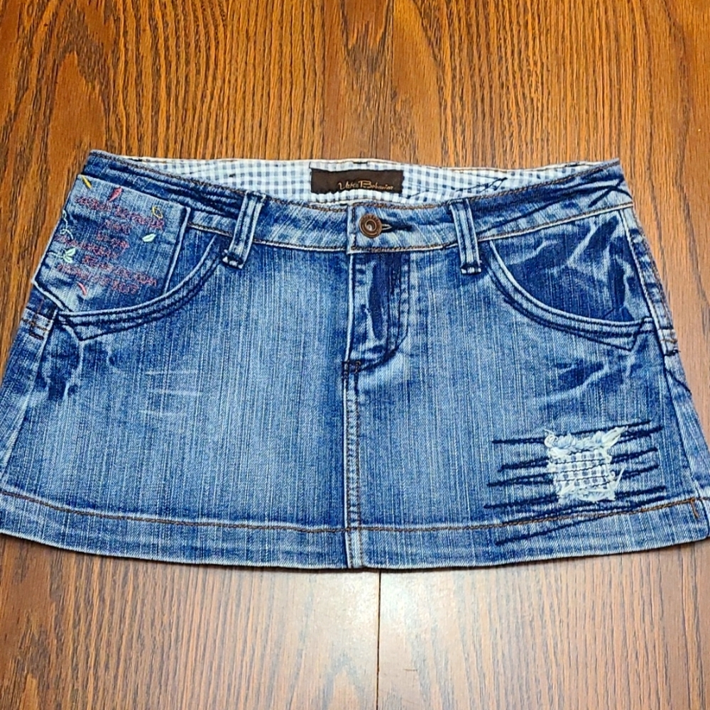Urban Behavior Blue Denim Mini Skirt
